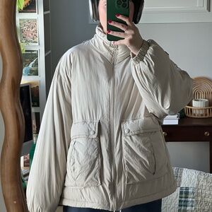 Free People Bomber Puffy Jacket